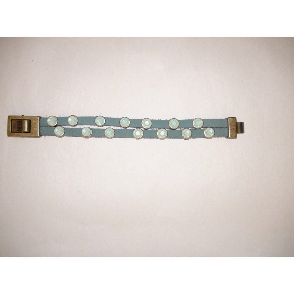 NWOT Heet Swarovski Crystals Leather Bracelet